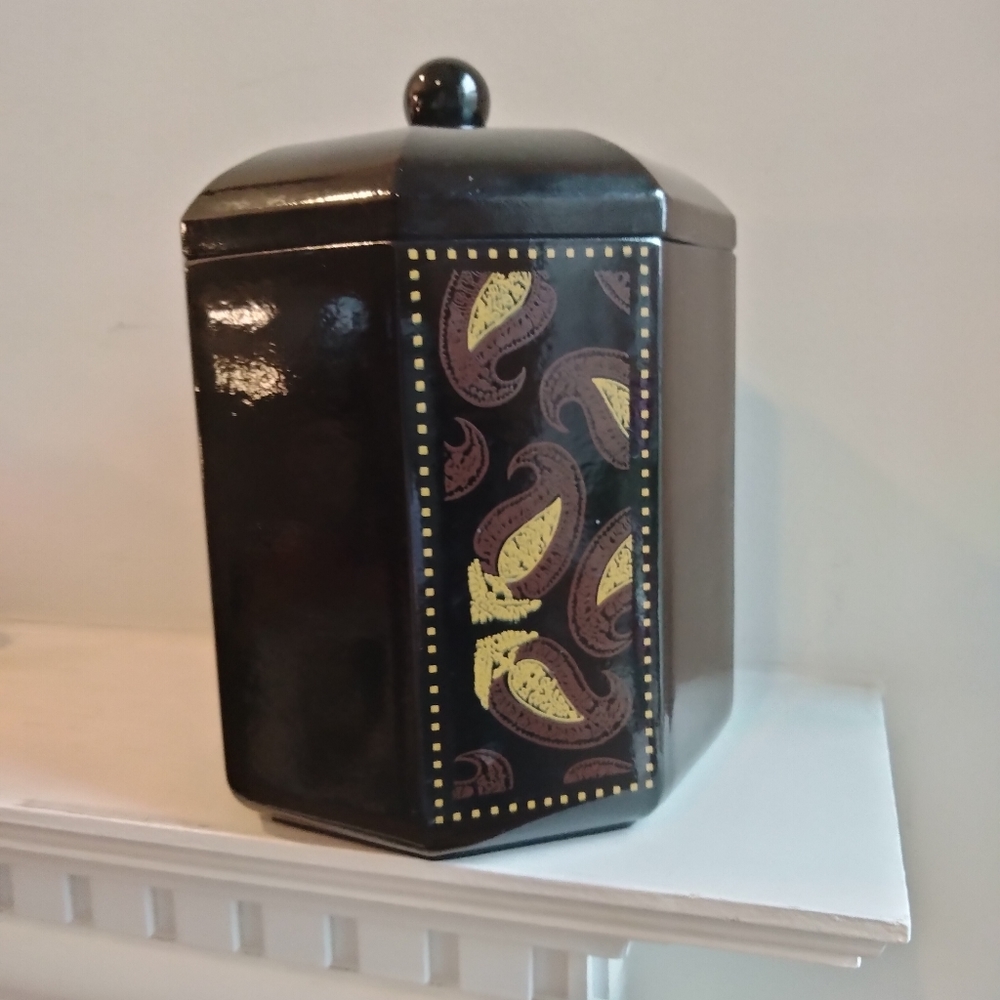 Vintage 60's/70's Goebel lacquer wear ice bucket